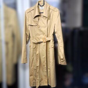 Costa Blanca Classic Belted Trench Coat – Size 8 Like New